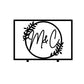 Urne Mariage Bois Monogramme Gravé Personnalisé