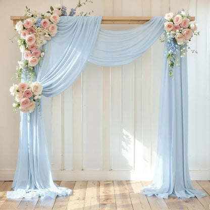 Panneau Voilage Arche Mariage Mousseline