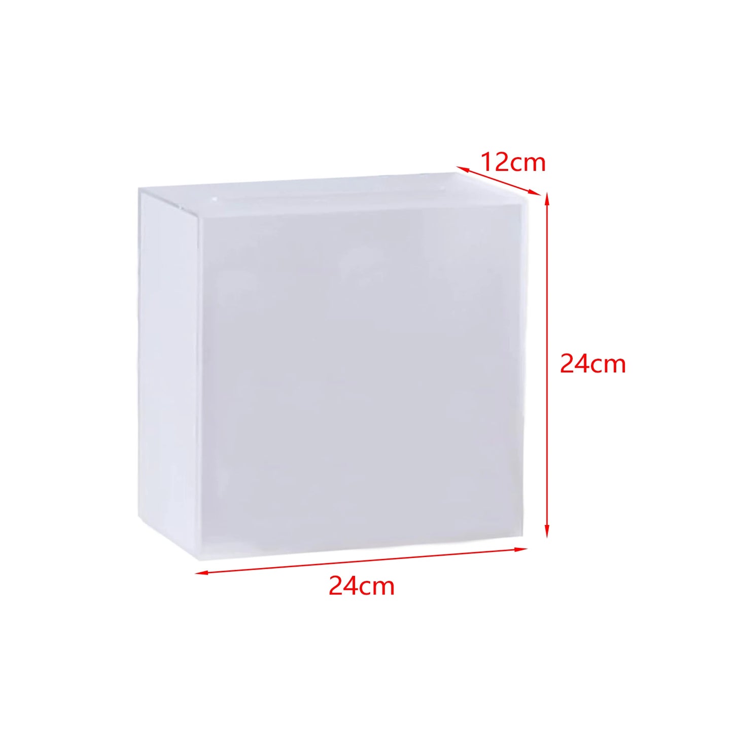 Urne mariage acrylique moderne à enveloppes