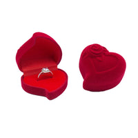 Écrin bague cœur rose en relief — vue 9