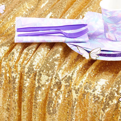 Nappe mariage à sequins scintillants — vue 4