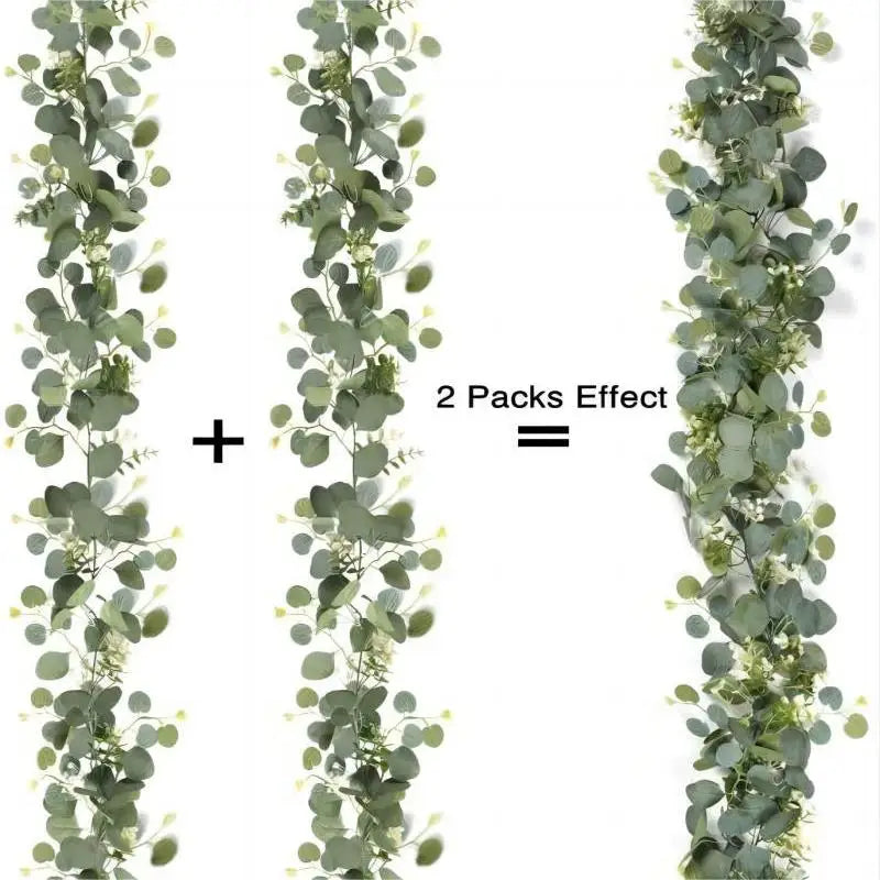 Guirlande Eucalyptus Fleurs Artificielles Mariage 180 cm