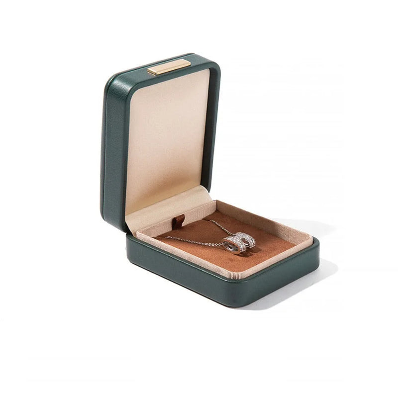 Boîte bague simili cuir boucle dorée — vue 14