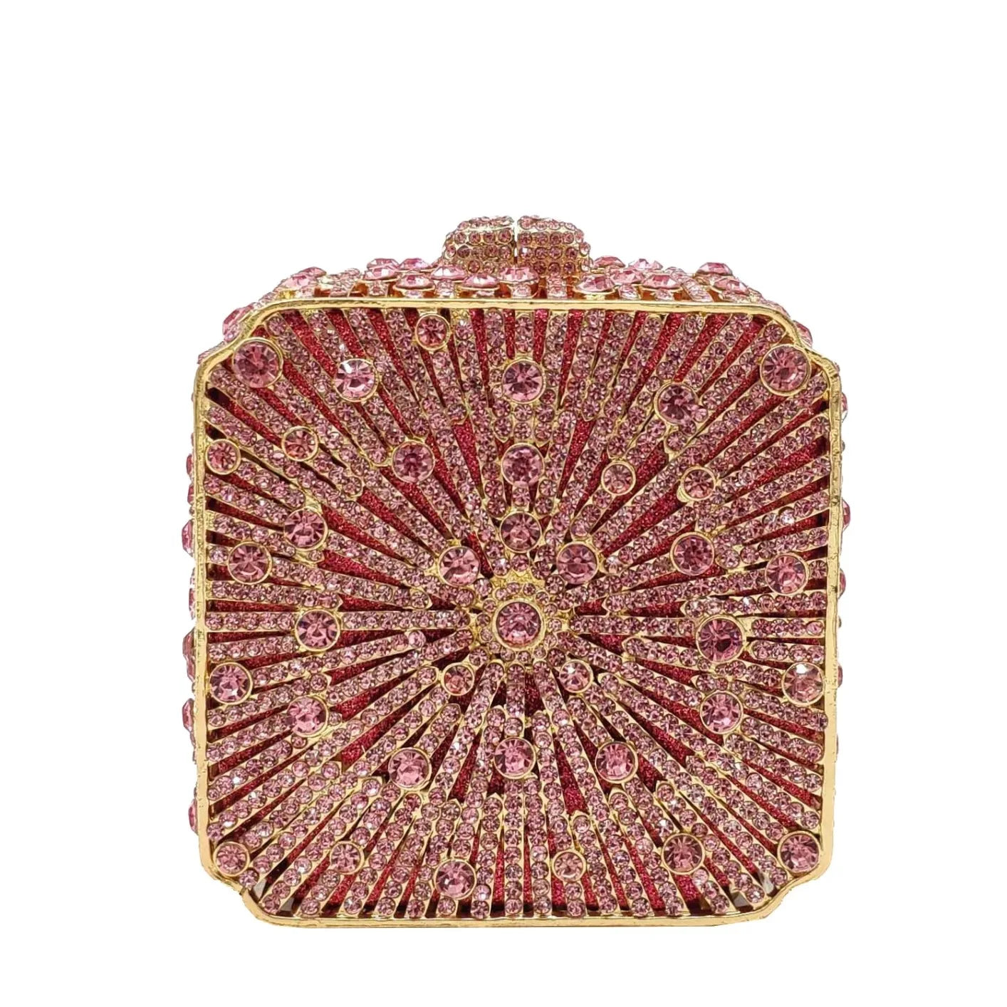 Pochette Mariage Cristal Strass Luxe