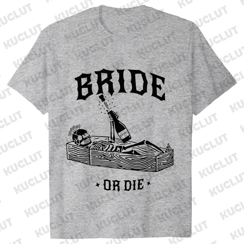 T-shirt EVJF Halloween Bride or Die