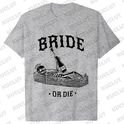 T-shirt EVJF Halloween Bride or Die