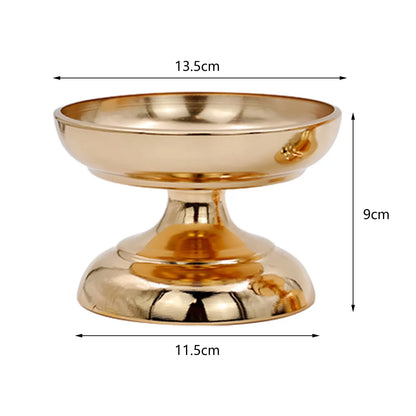 Vase centre de table mariage doré — vue 9