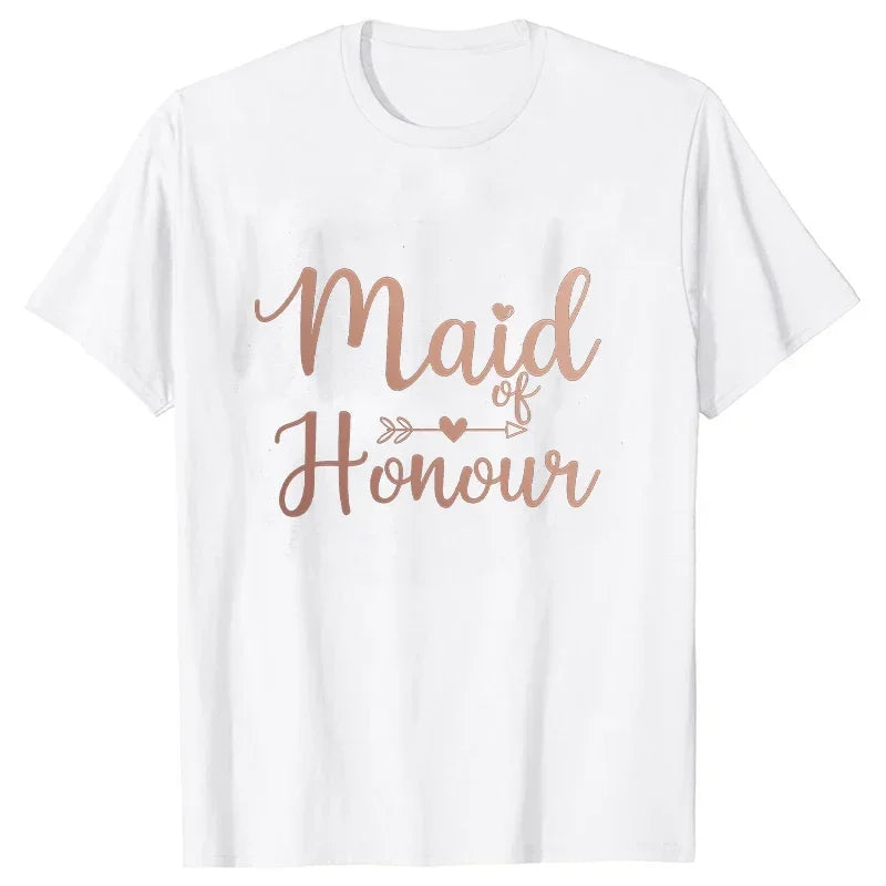 T-shirt EVJF cortège rose gold
