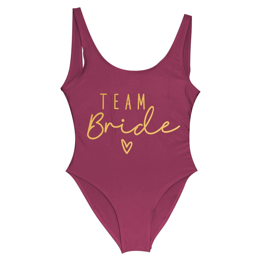 Maillot de bain EVJF Team Bride