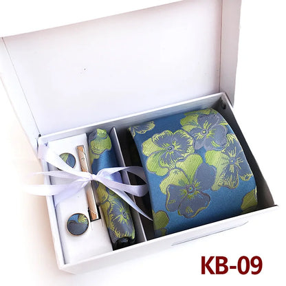 Coffret Cadeau Cravate Mariage Fleurie — vue 11
