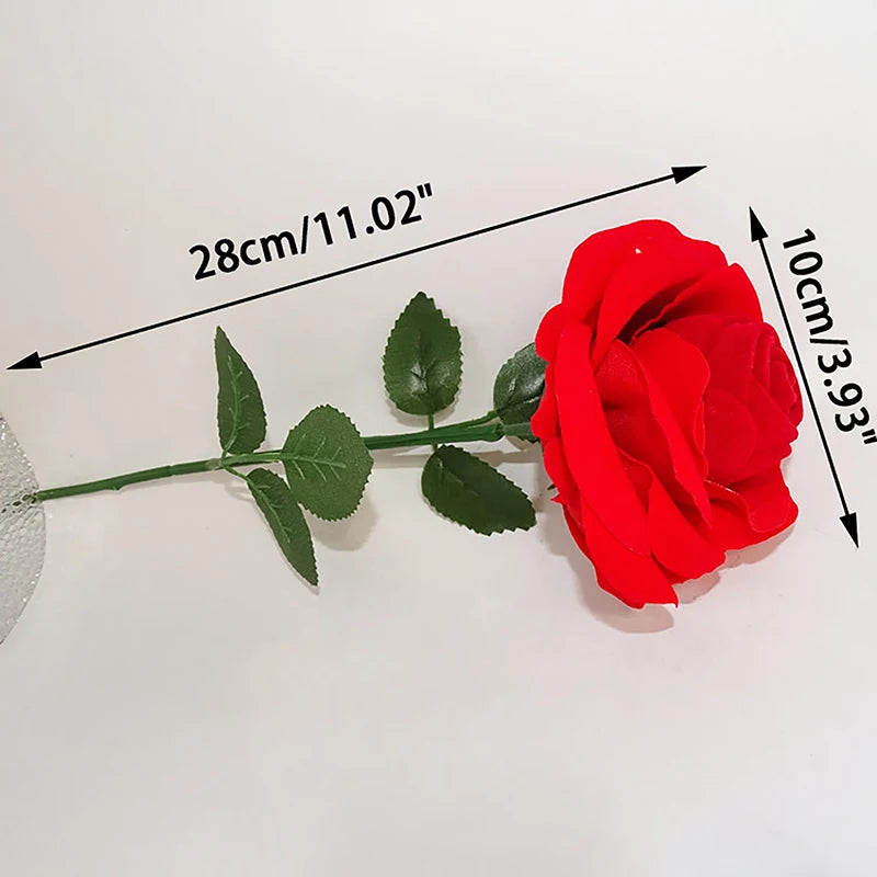 Boîte bague fiançailles rose velours — vue 5