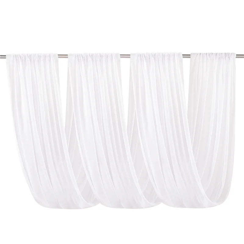 Voilage Arche Mariage Mousseline 12 Coloris