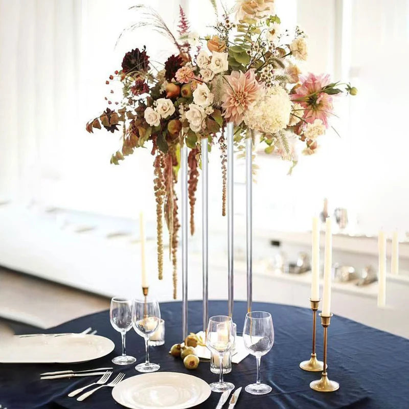Colonne Centre de Table Mariage Acrylique Transparente