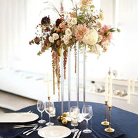 Colonne Centre de Table Mariage Acrylique Transparente — vue 4