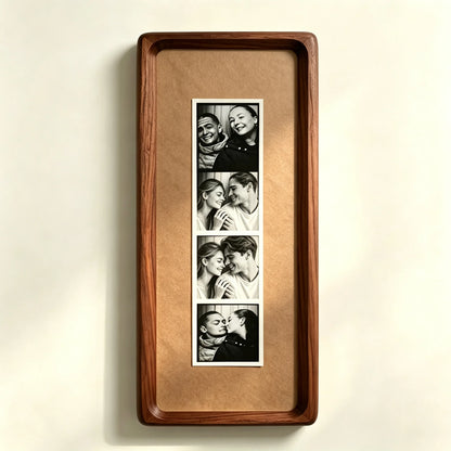 Cadre Photo Mariage Photobooth en Noyer — vue 7