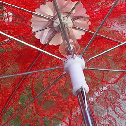 Ombrelle Mariage Dentelle à Volants