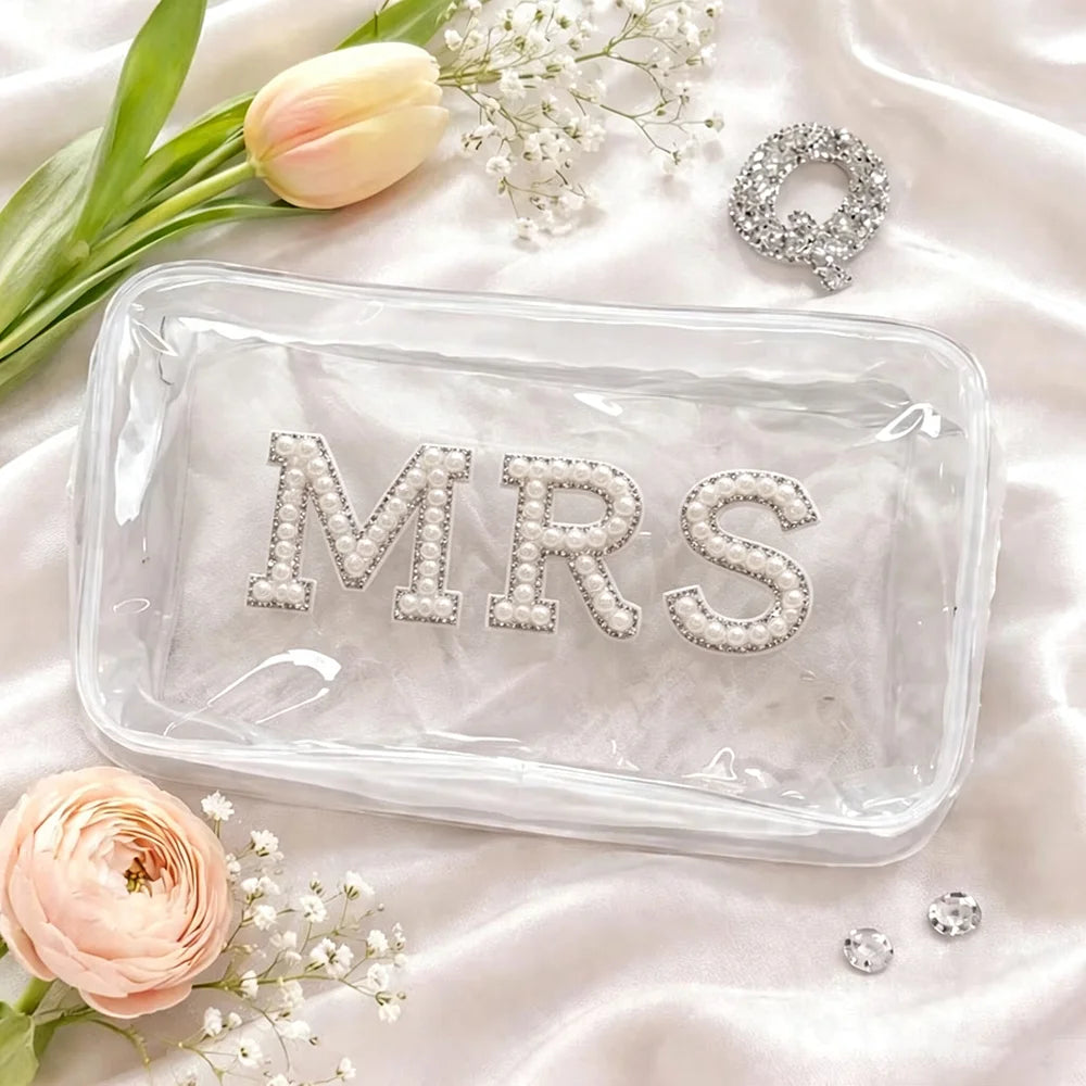 Trousse de Toilette Mariage Perlée