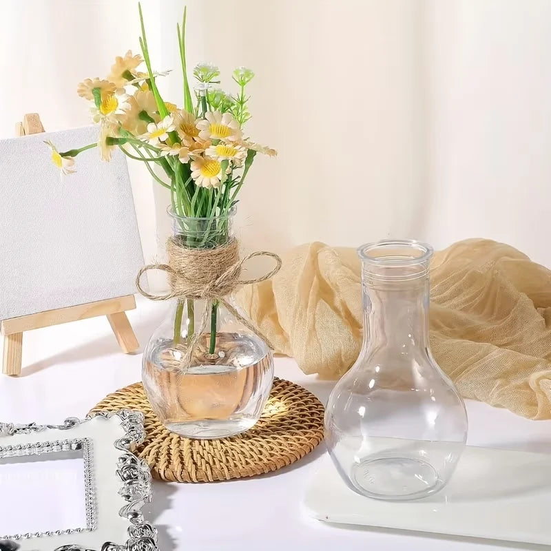 Vase Tube Transparent Mariage