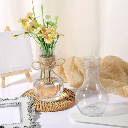 Vase Tube Transparent Mariage