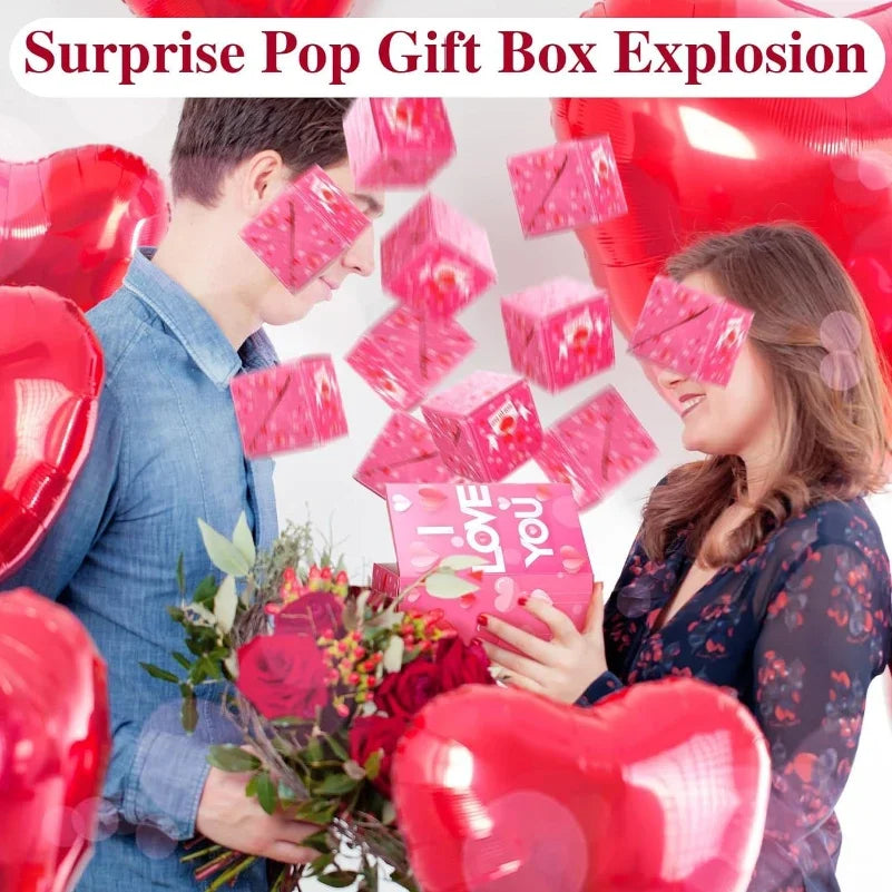 Urne mariage boîte surprise dépliante