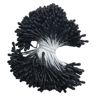 Étamines perlées pour fleurs artificielles DIY — Noir