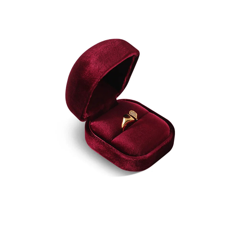 Boite Alliance Velours Mariage