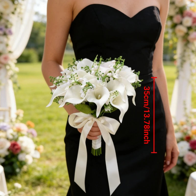 Bouquet Callas Fleurs Artificielles Mariage