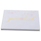 Livre d'Or Mariage Chic Blanc Rose Noir