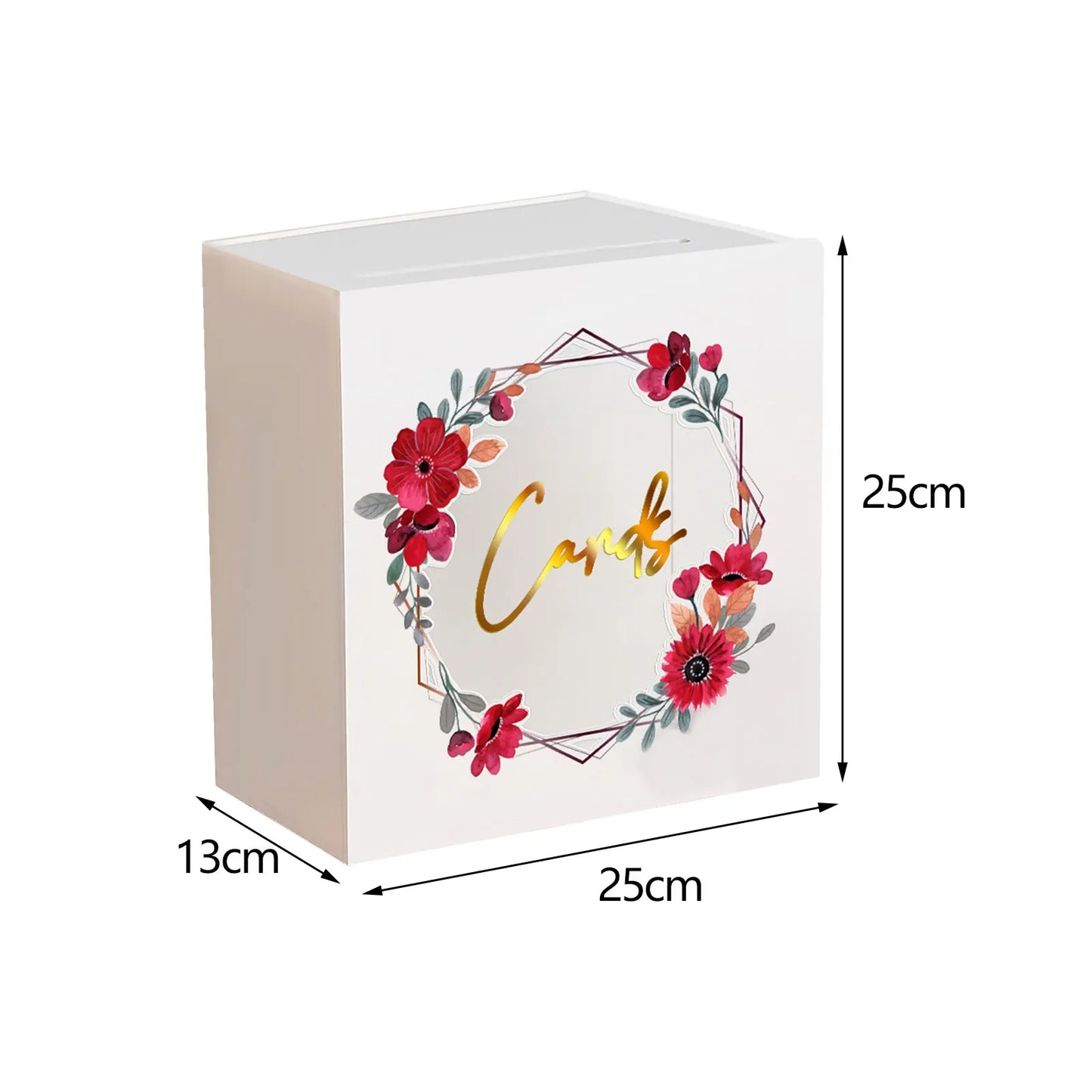 Urne mariage acrylique moderne à enveloppes