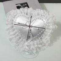 Coussin Alliance Cœur Dentelle Romantique — vue 4