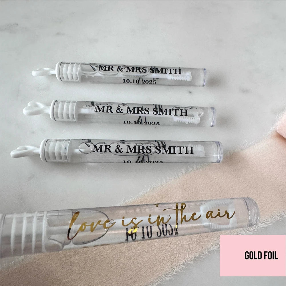 Étiquettes Bulles de Savon Mariage Personnalisées — vue 5