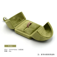 Écrin bague velours vert olive — vue 7