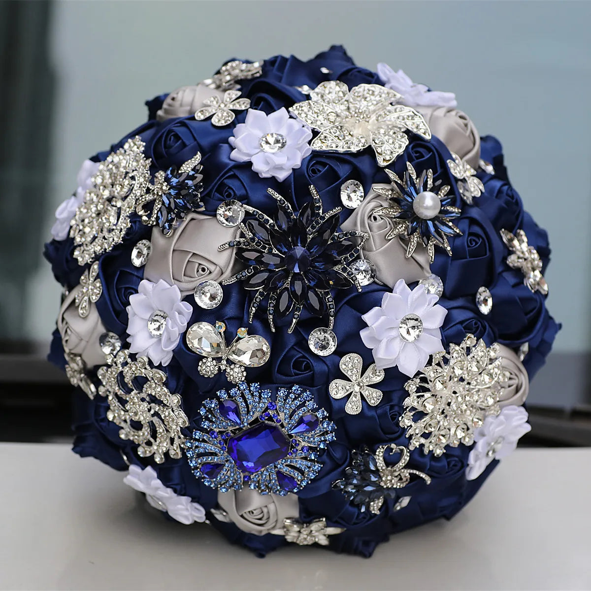 Bouquet de Mariée Broche Papillon