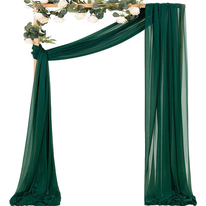 Voilage Arche Mariage Mousseline Fluide