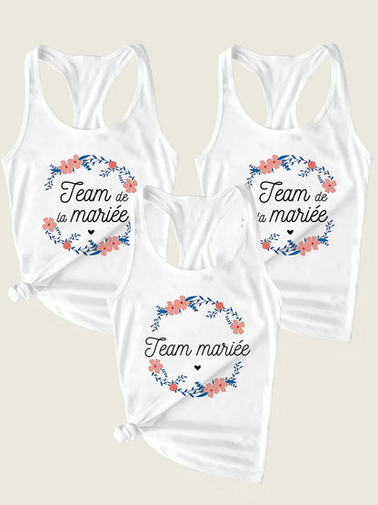 Débardeur EVJF mariée et sa team