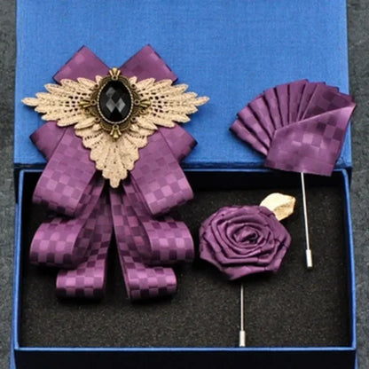 Nœud Papillon Mariage Broche Strass