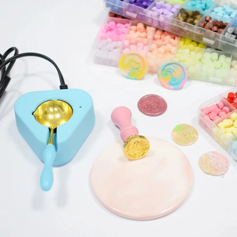 Kit Cachet de Cire 17 Pièces