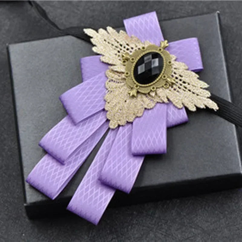 Nœud Papillon Mariage Broche Strass