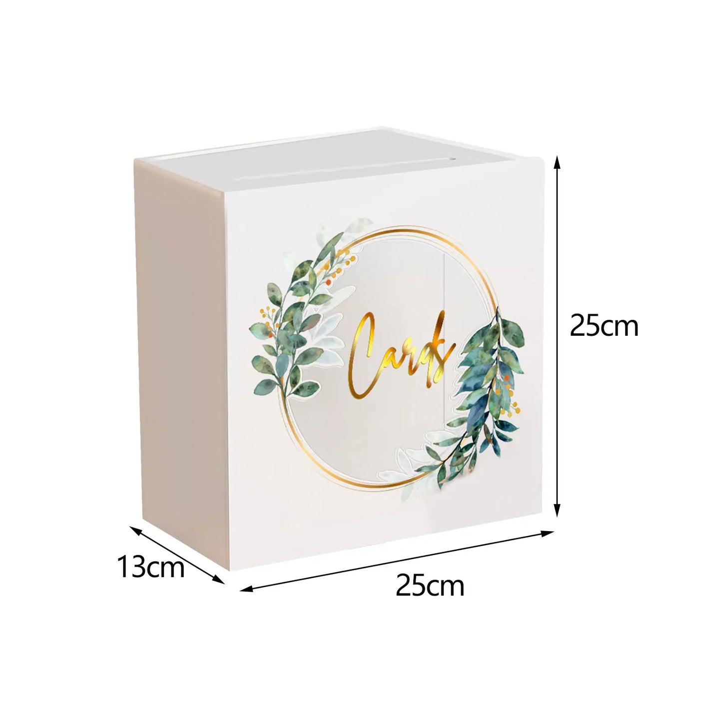 Urne mariage acrylique moderne à enveloppes