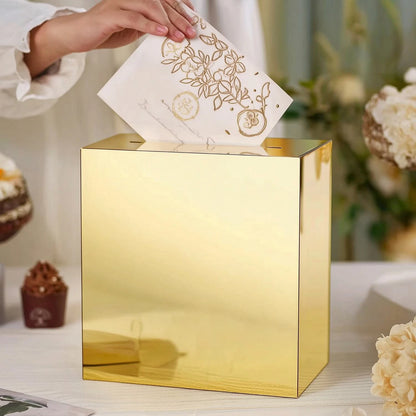 Urne mariage acrylique carrée moderne