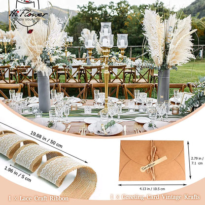 Grand Bouquet de Pampa Séchée Mariage — vue 6