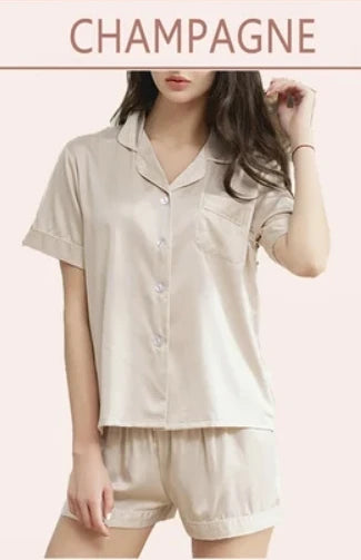 Pyjama Satin Assorti Demoiselles d'Honneur