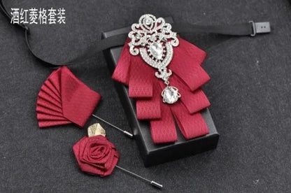 Nœud papillon mariage rubans style anglais — vue 10
