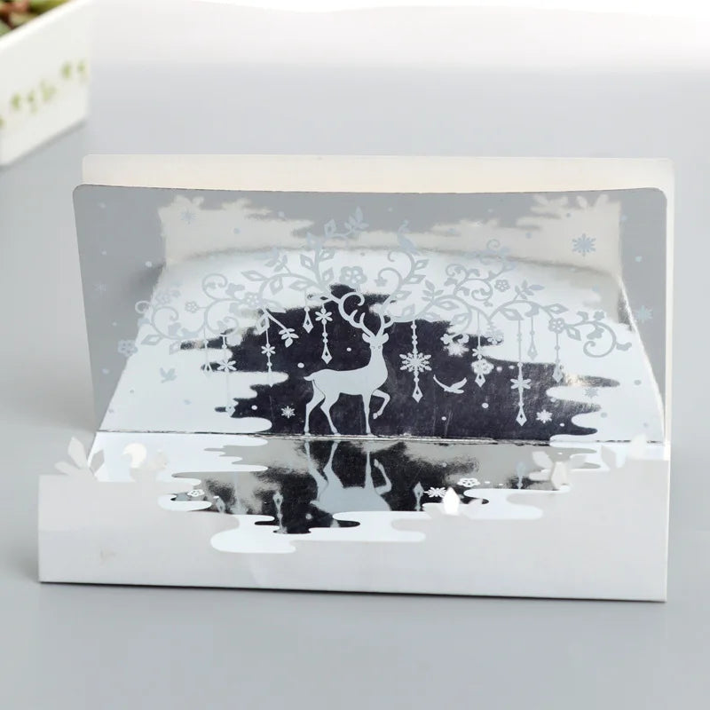 Carte Pop-Up 3D Fleurs et Mariage