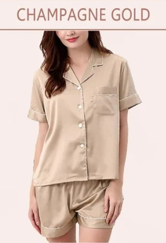 Pyjama Satin Assorti Demoiselles d'Honneur