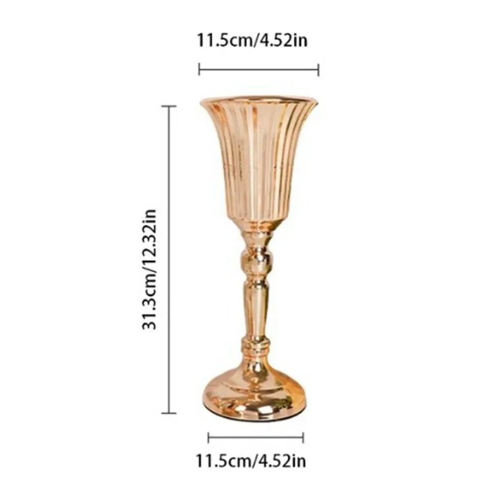 Vase Doré Centre de Table Mariage — vue 7