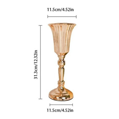 Vase Doré Centre de Table Mariage — vue 7