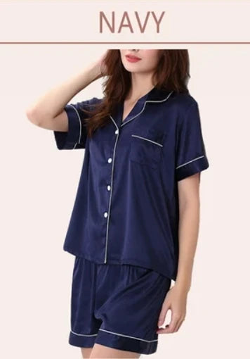 Pyjama Satin Assorti Demoiselles d'Honneur