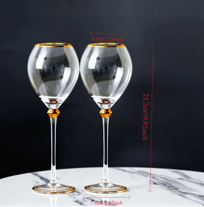 Verres à Vin en Cristal Mariage