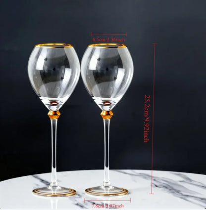 Verres à Vin en Cristal Mariage